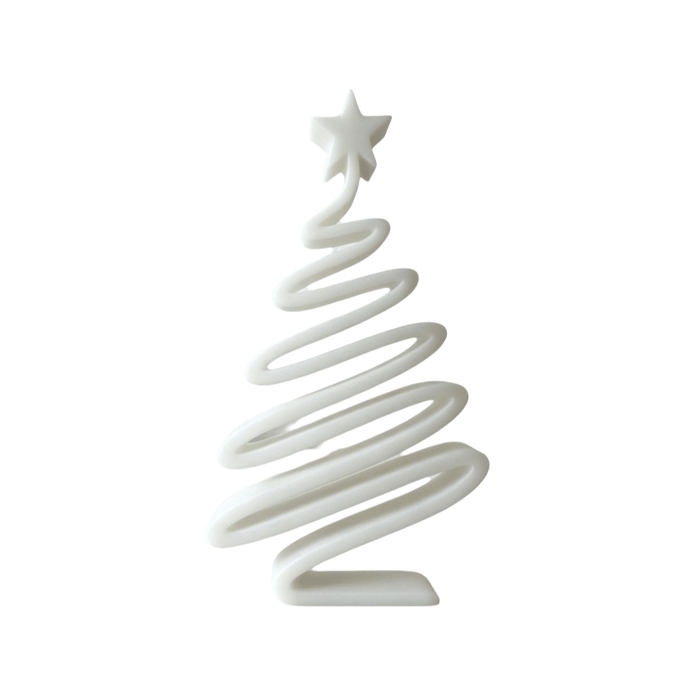 Home Xmas Decor Ideas - Simple 3D-Printed Christmas Figurine Spiral Shape