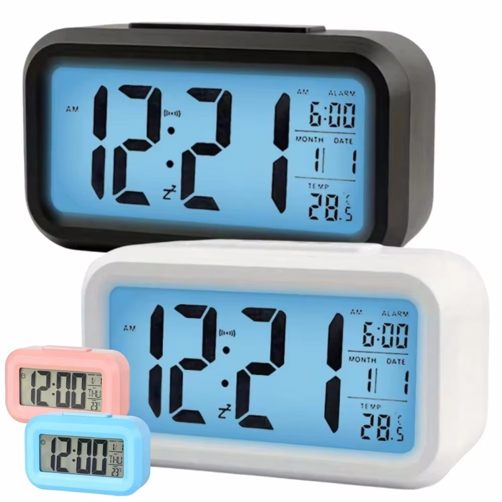 Vintage Alarm Clock - LCD Display Digital Alarm Clock Led