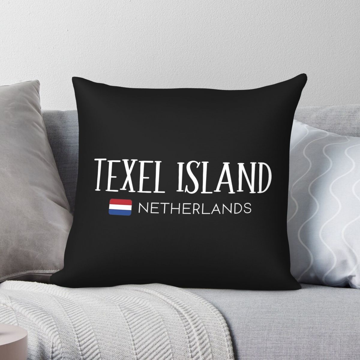 Home Decor Netherlands - Texel Island Netherlands Square Pillowcase Polyester