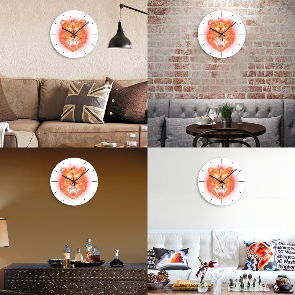 Home Decor On Amazon - Angry Tiger Wall Clock for Living