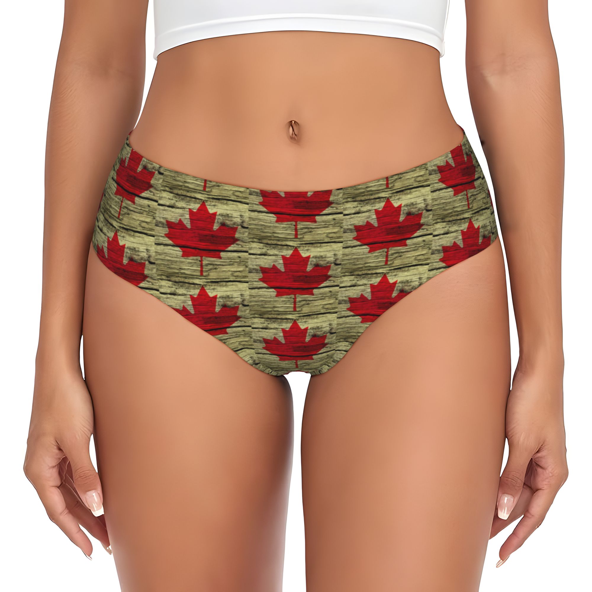 Home Decor Canada - Canada Flag Patriotism Brief Panties Womens