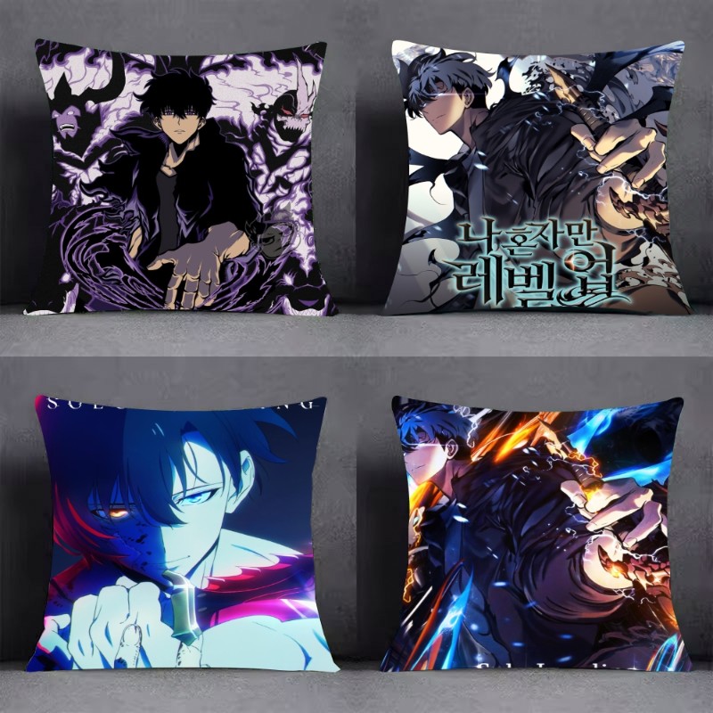 Home Decor Solo - Anime S-Solo L-Leveling Fantasy Fight Pillow