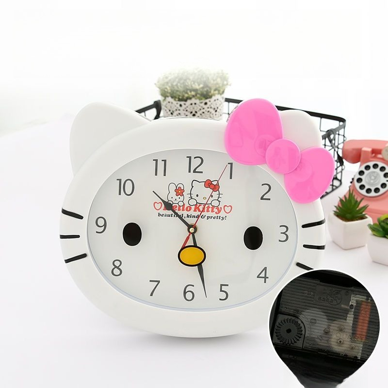 Cute Sanrio HelloKitty Silent  - đánh giá và giá Wall Clock Silent