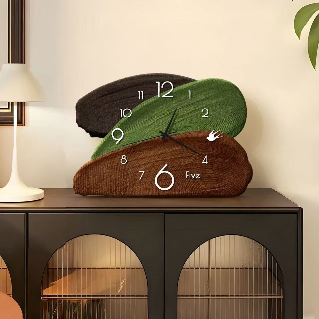 Retro Green Wall & Table Dual- - đánh giá và giá Wall Clock Silent