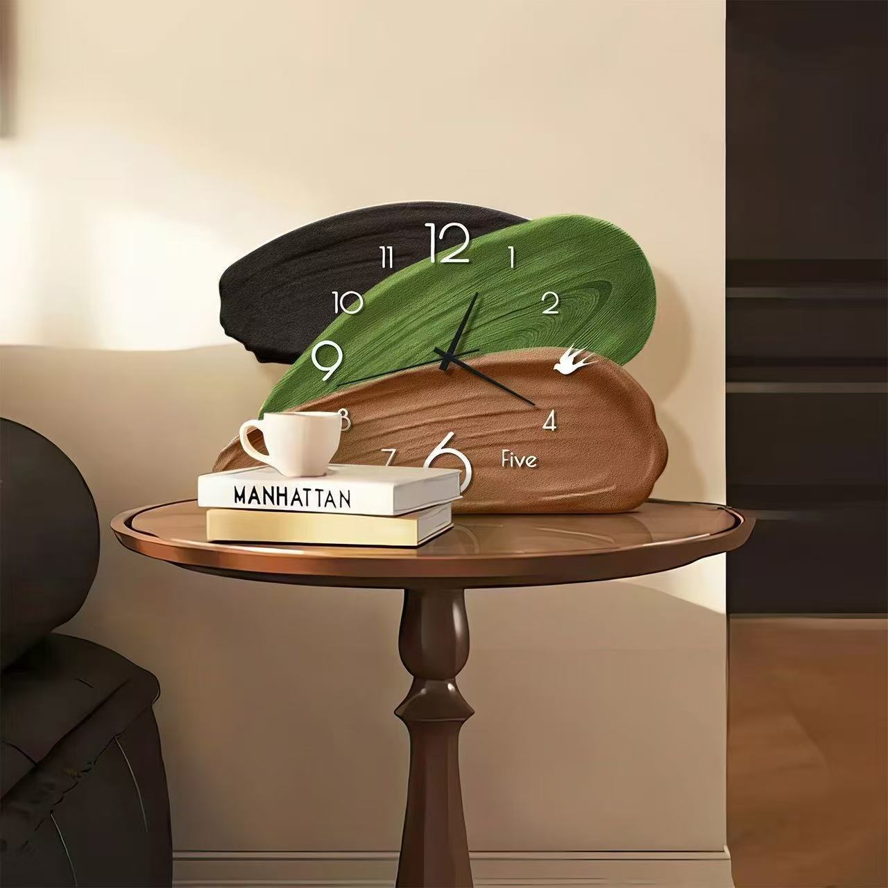 Retro Green Wall & Table Dual- - đánh giá và giá Wall Clock Silent
