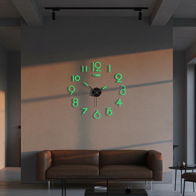 Acrylic Mirror 3D DIY Wall Clo - đánh giá và giá Wall Clock Silent