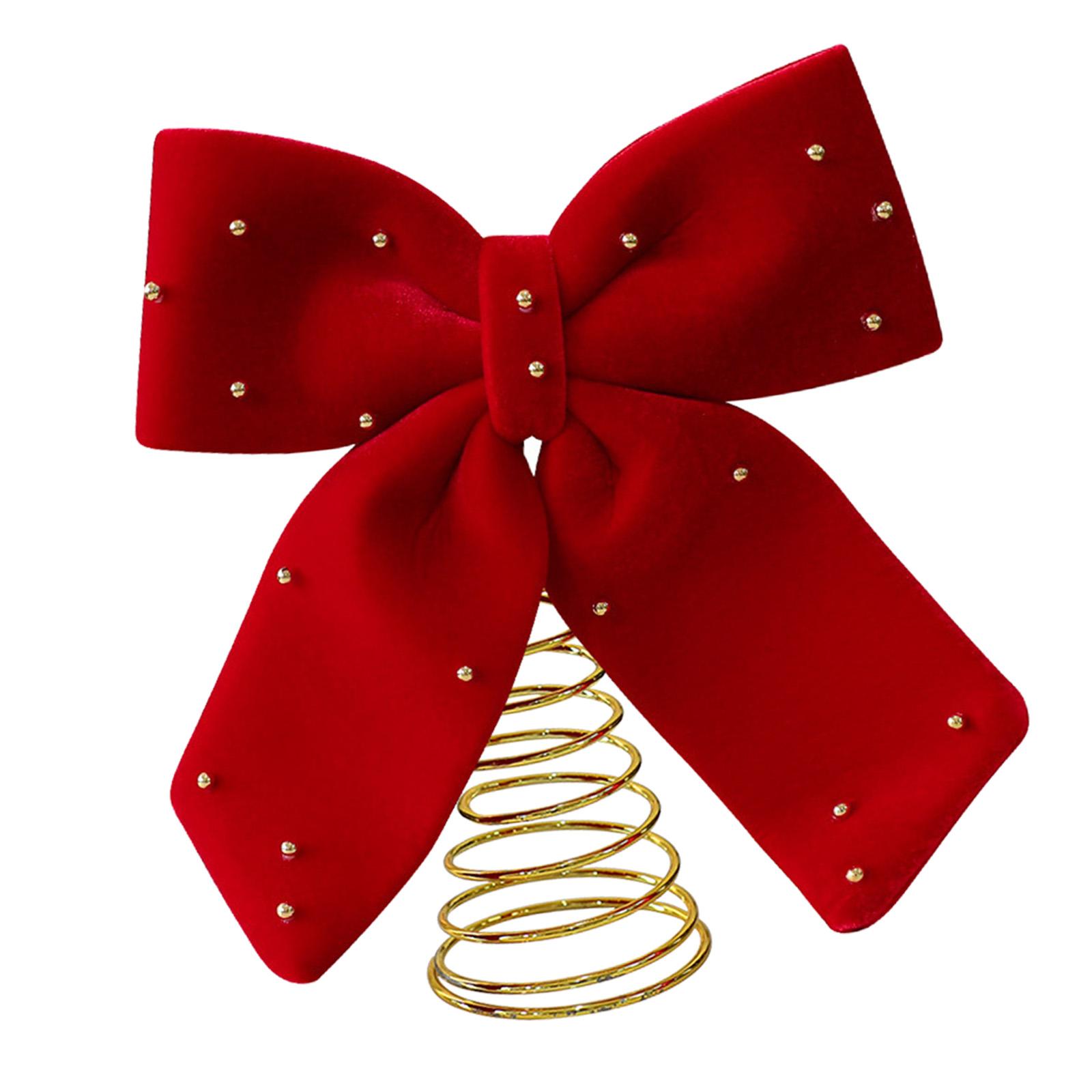 Elegant Red Bowknot Christmas  - đánh giá và giá Home Xmas Decor Ideas