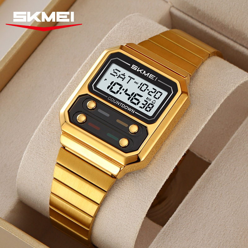 SKMEI 2448 Business Men's Retr - đánh giá và giá Vintage Alarm Clock