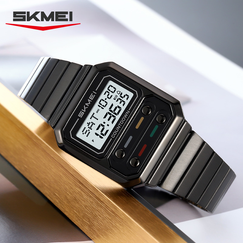 SKMEI 2448 Business Men's Retr - đánh giá và giá Vintage Alarm Clock