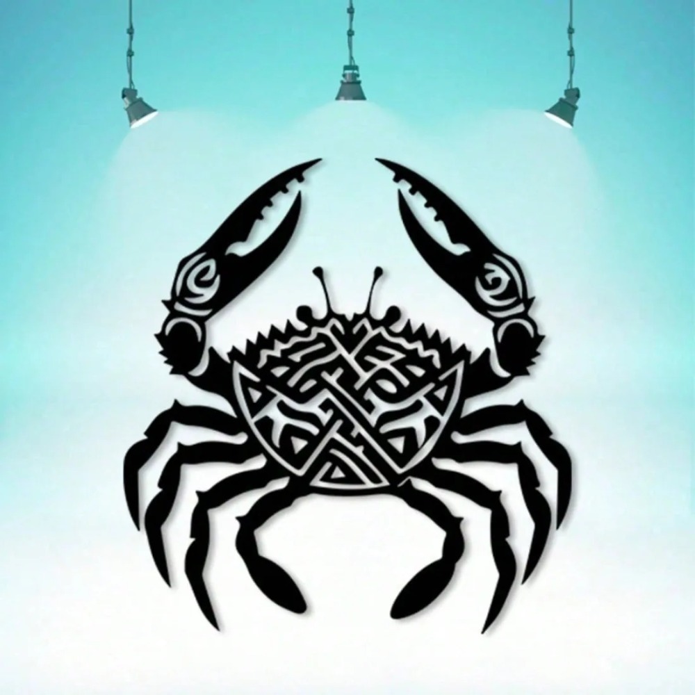 Crab Metal Wall Decor Tribal P - đánh giá và giá Home Decor Nautical
