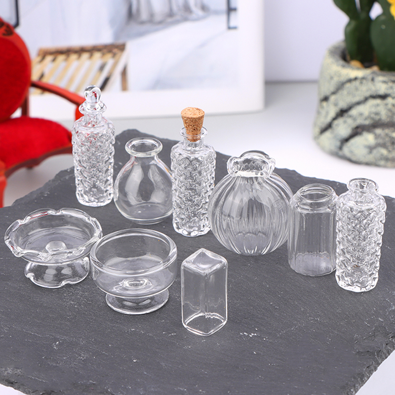 1:12 Dollhouse Miniature Glass - đánh giá và giá Home Decor Vase