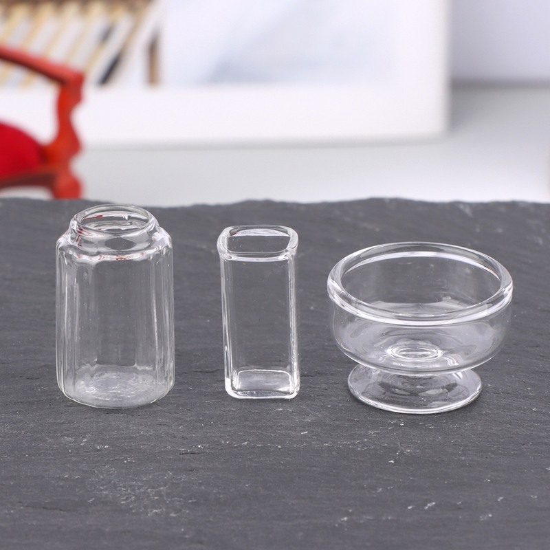 1:12 Dollhouse Miniature Glass - đánh giá và giá Home Decor Vase