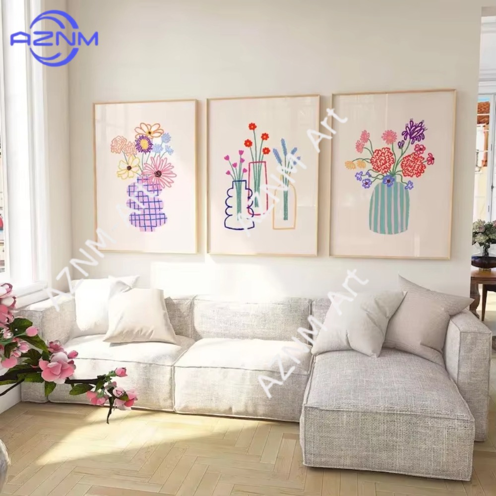 1/3pcs Abstract Flower Vase Pa - đánh giá và giá Home Decor Vase