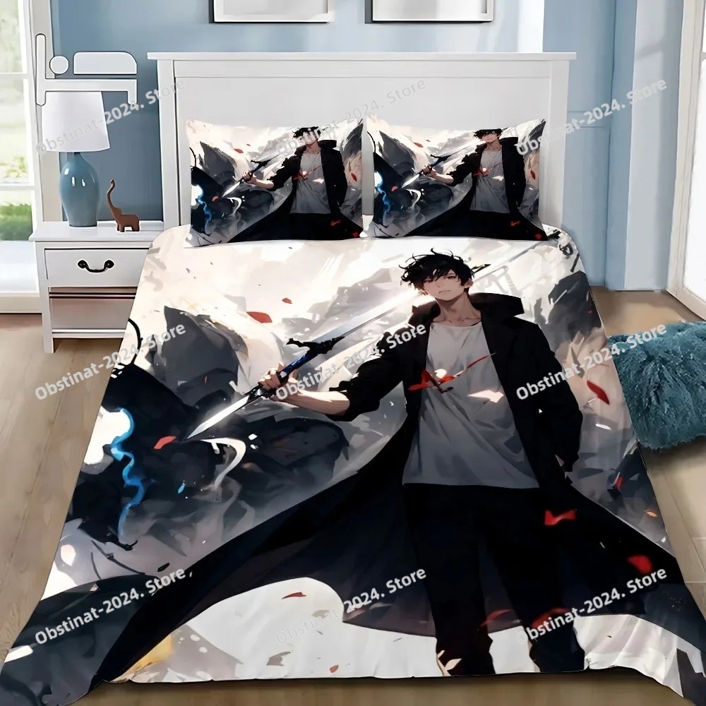 Anime Solo Leveling Duvet Cove - đánh giá và giá Home Decor Solo