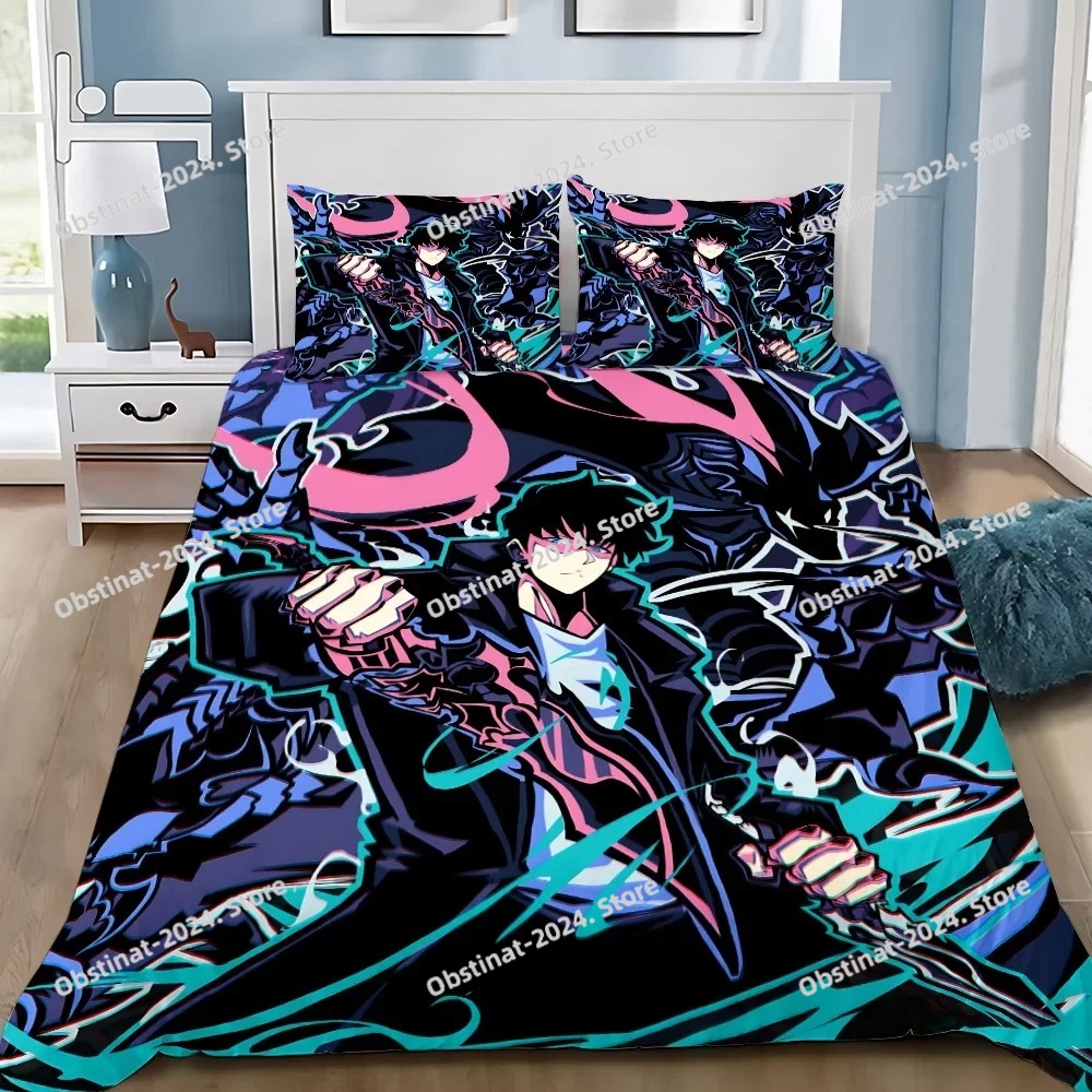 Anime Solo Leveling Duvet Cove - đánh giá và giá Home Decor Solo