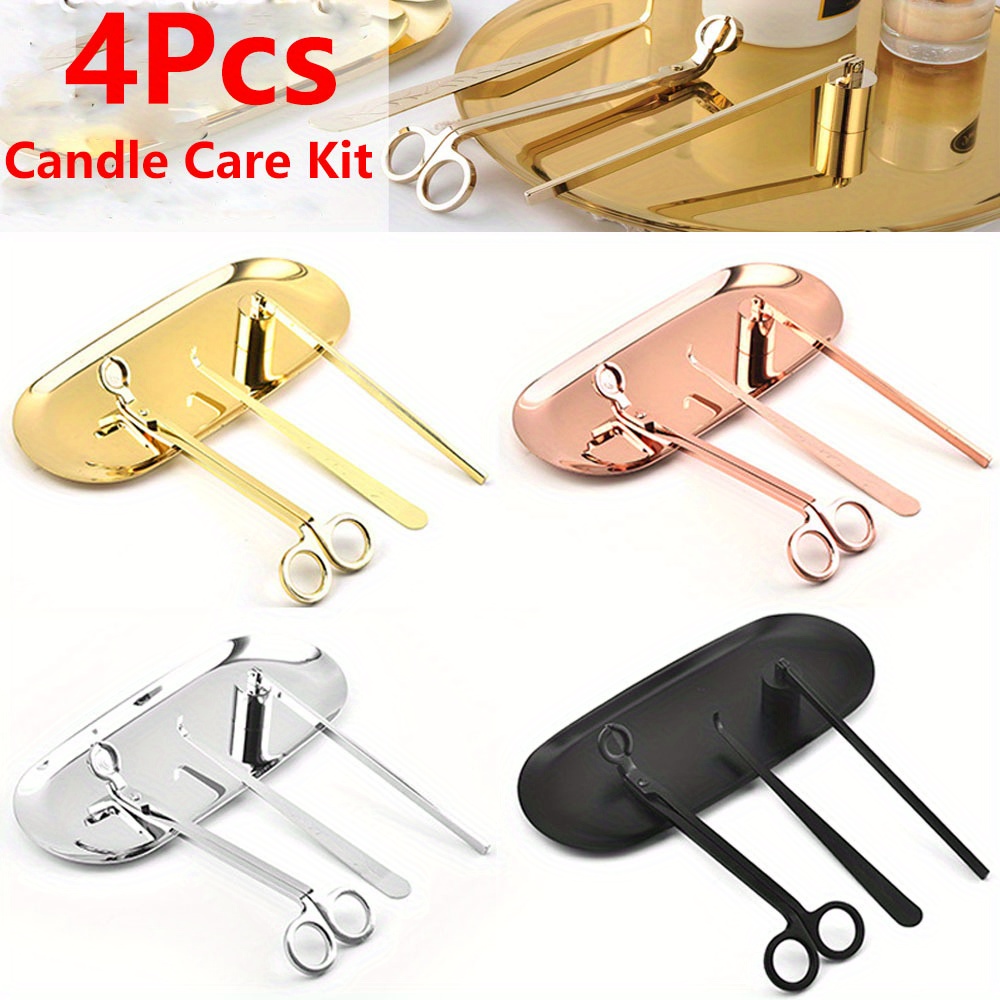 4pcs/set Luxury Candle Care Ki - đánh giá và giá Home Decor Kit