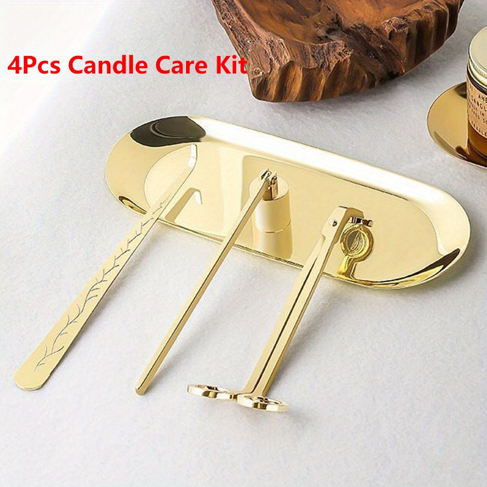 4pcs/set Luxury Candle Care Ki - đánh giá và giá Home Decor Kit