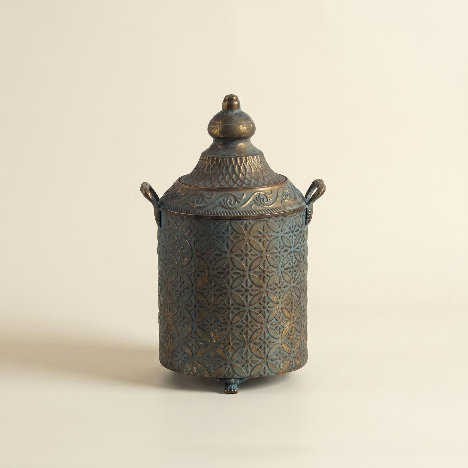 Patina Finished Metal Decorati - đánh giá và giá Home Decor Vase