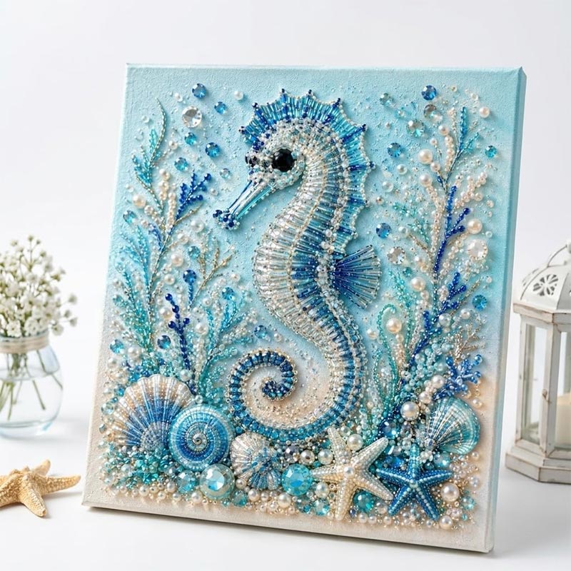 Ocean Theme Pearl Art DIY Kit  - đánh giá và giá Home Decor Nautical