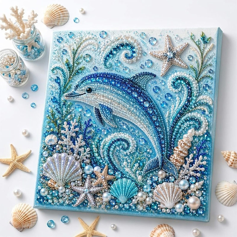 Ocean Theme Pearl Art DIY Kit  - đánh giá và giá Home Decor Nautical