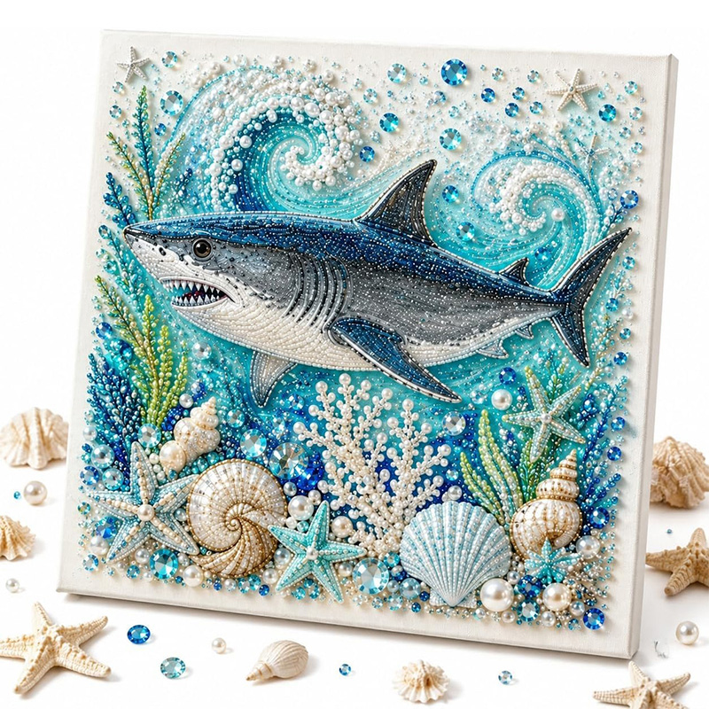 Ocean Theme Pearl Art DIY Kit  - đánh giá và giá Home Decor Nautical