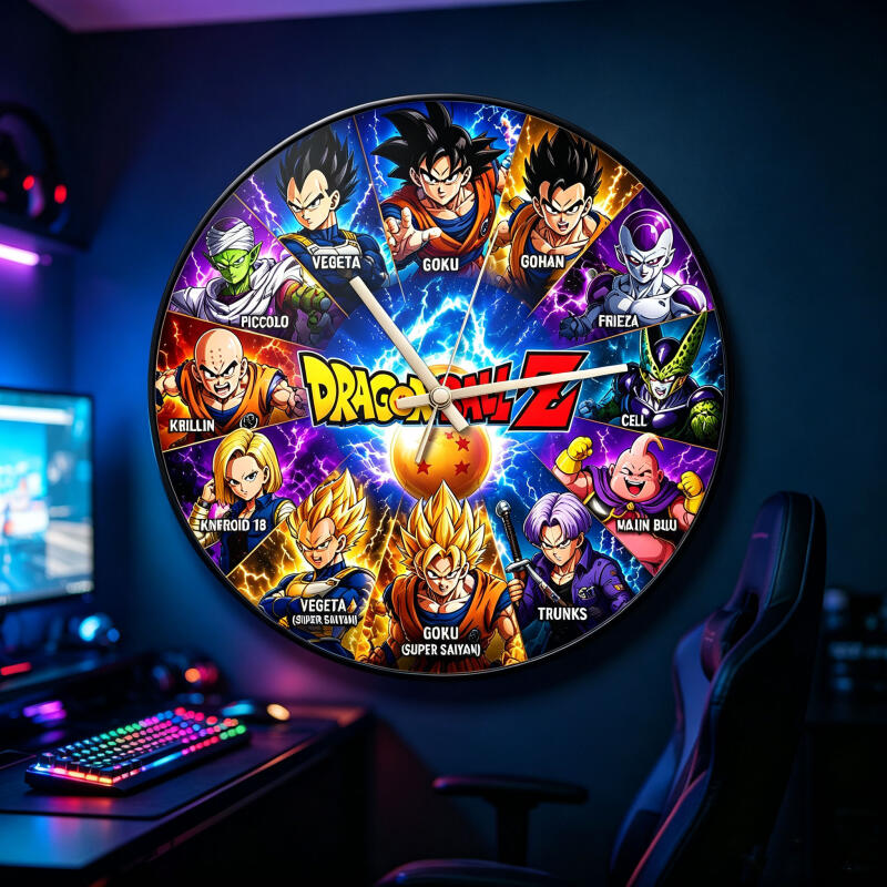 Dragon Ball Z Anime Round Wall - đánh giá và giá Wall Clock Silent