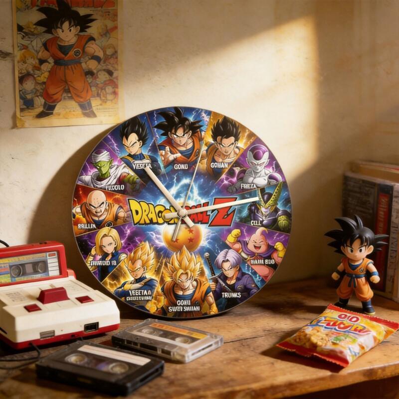 Dragon Ball Z Anime Round Wall - đánh giá và giá Wall Clock Silent