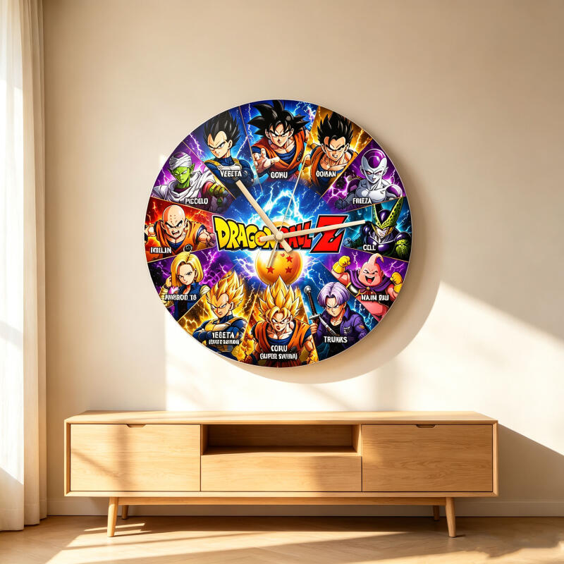 Dragon Ball Z Anime Round Wall - đánh giá và giá Wall Clock Silent