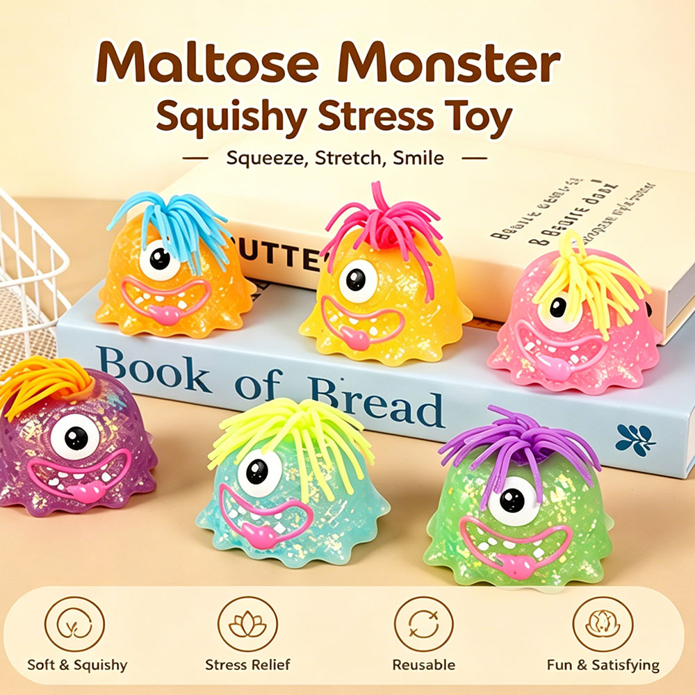 Kawaii Maltose Monster Squishy - đánh giá và giá Home Decor Aesthetic