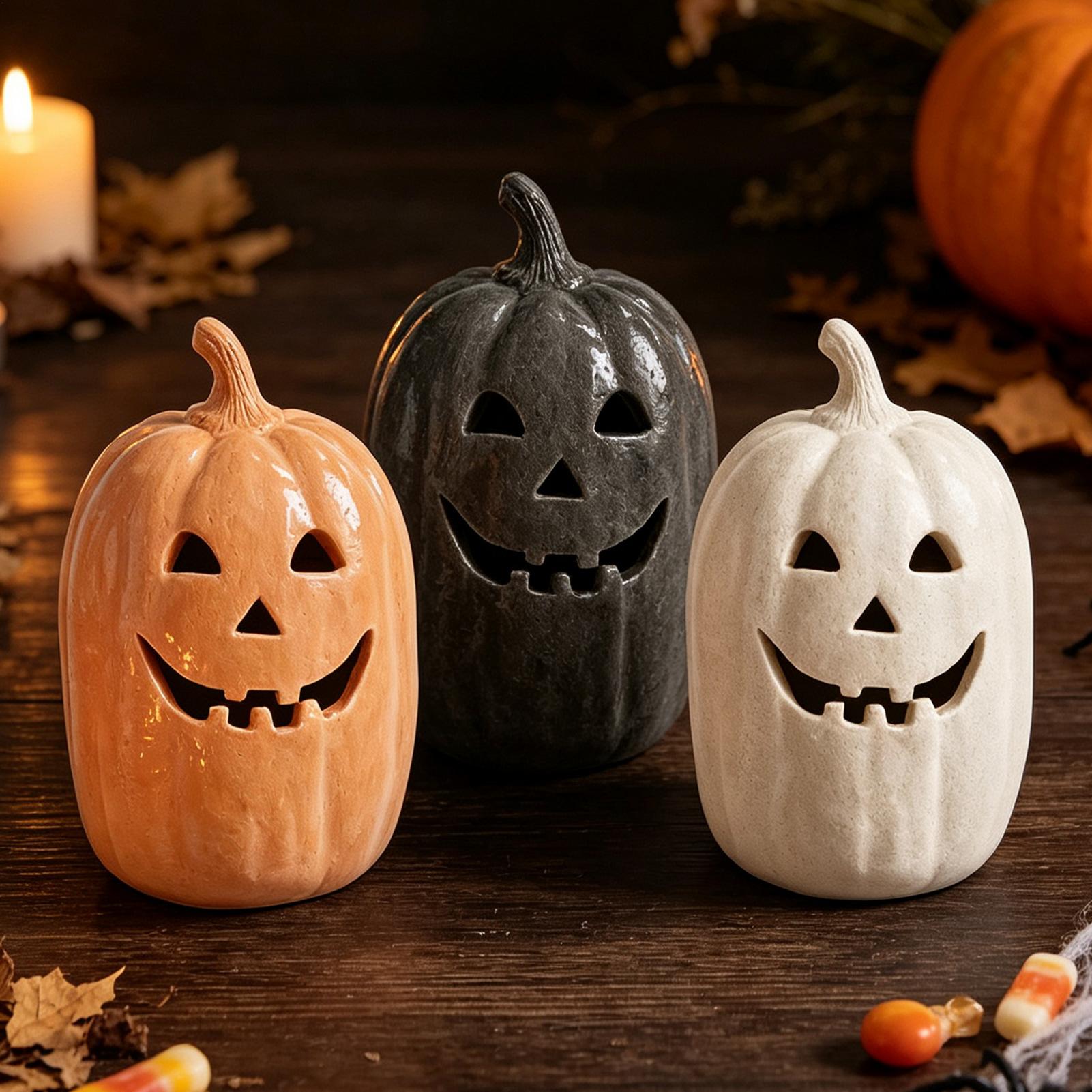 Halloween Pumpkins Crafts Resi - đánh giá và giá Home Decor Handmade