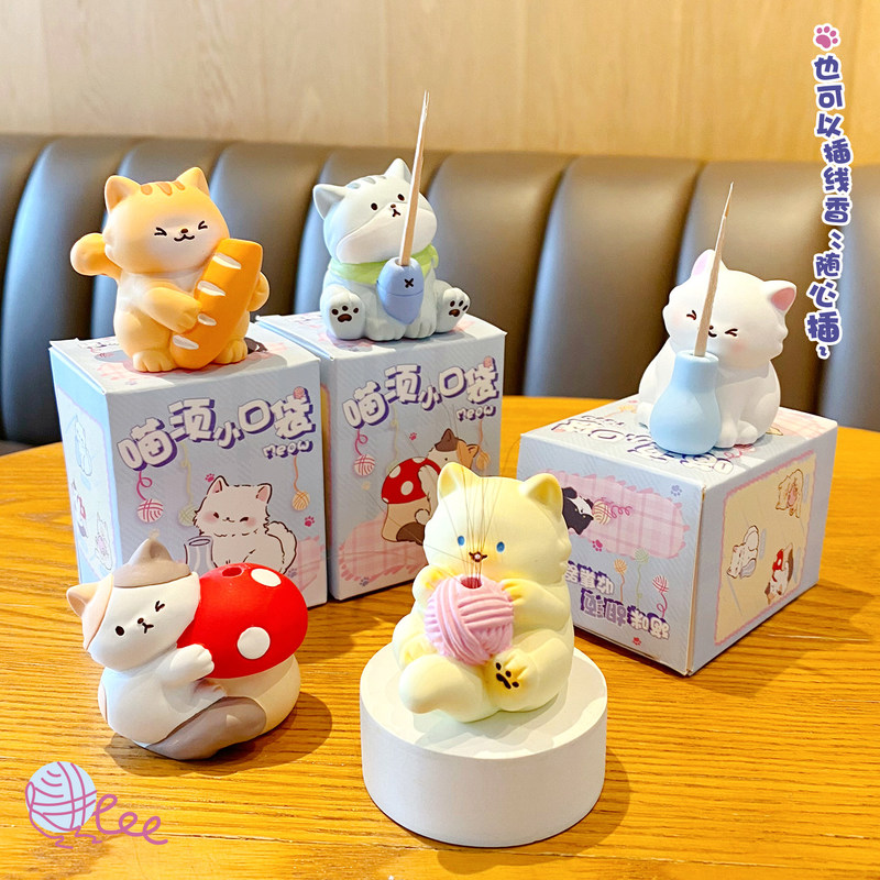 Miaoxu Cute Cartoon Cat Figuri - đánh giá và giá Home Decor Humacao