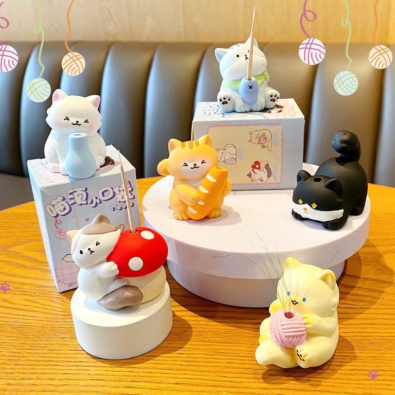 Miaoxu Cute Cartoon Cat Figuri - đánh giá và giá Home Decor Humacao