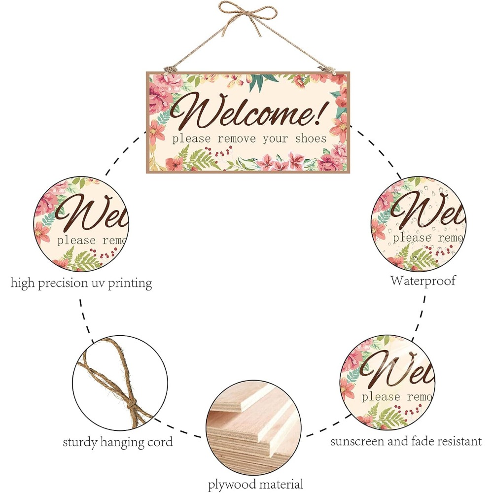 Welcome Please Remove Your Sho - đánh giá và giá Home Decor Kit