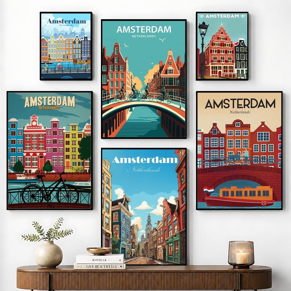 Amsterdam Netherlands Poster P - đánh giá và giá Home Decor Netherlands