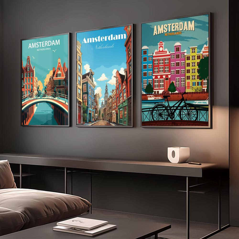 Amsterdam Netherlands Poster P - đánh giá và giá Home Decor Netherlands