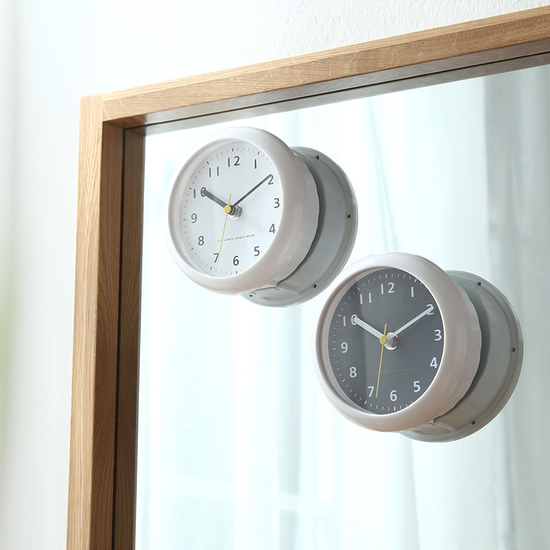 Simple bathroom  waterproof su - đánh giá và giá Wall Clock Silent