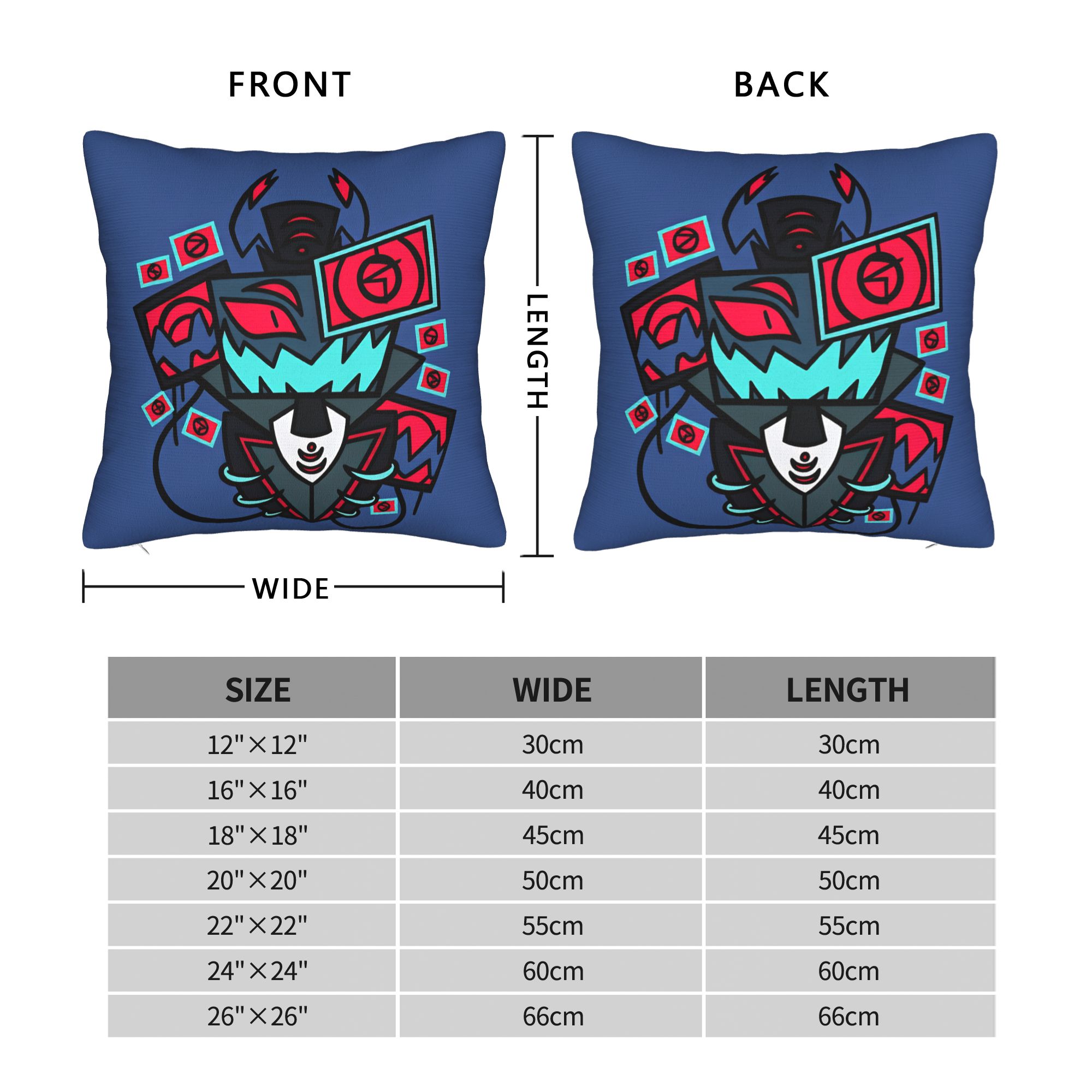 Pillow Cover Hazbins Hoteling  - đánh giá và giá Home Decor Solo