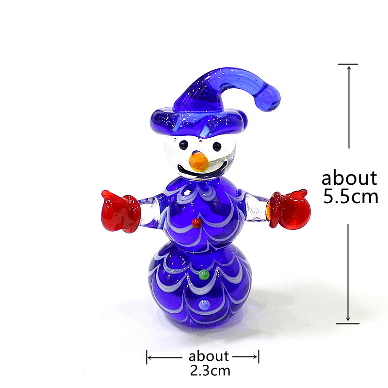 Mini Glass Snowman Figurine Cu - đánh giá và giá Home Xmas Decor Ideas
