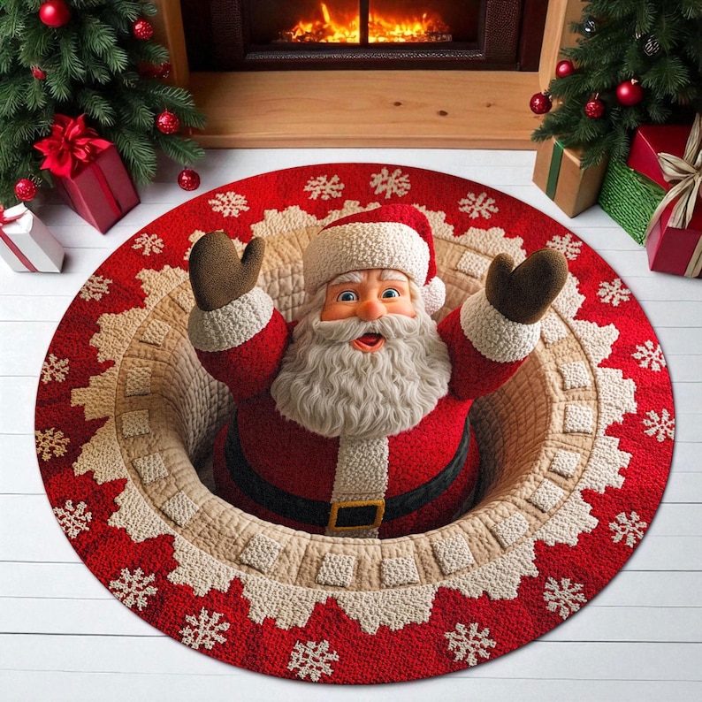 Christmas Santa Claus Round Do - đánh giá và giá Home Xmas Decor Ideas