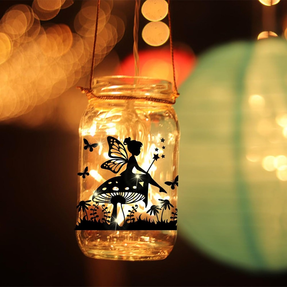 Elf Silhouette Jar Cutouts Pap - đánh giá và giá Home Decor Kit