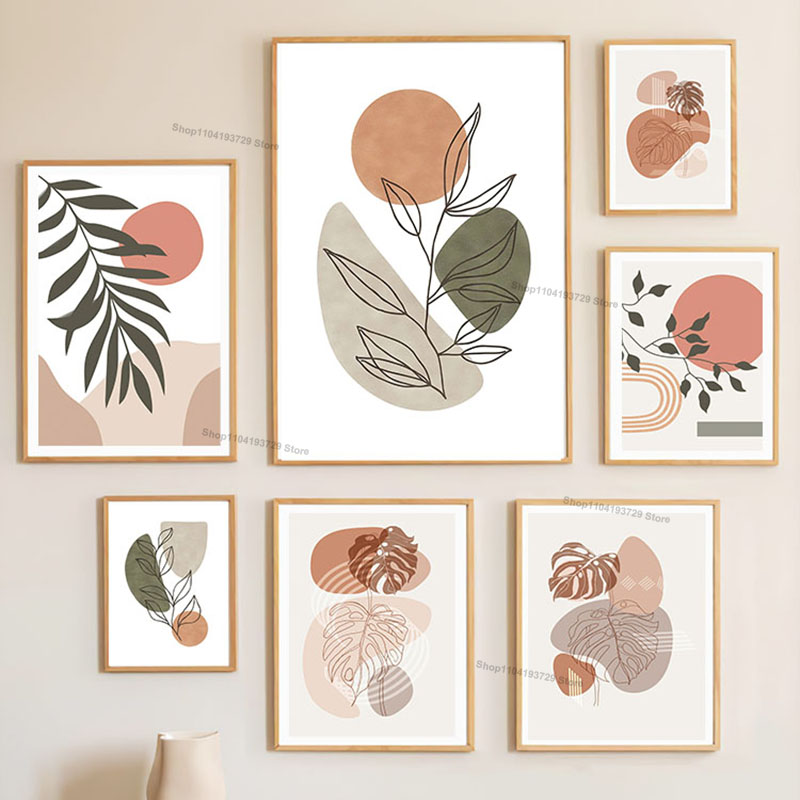 Boho Green Orange Leaf Sun Rai - đánh giá và giá Home Decor Orange