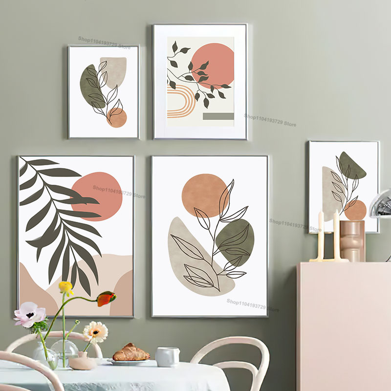 Boho Green Orange Leaf Sun Rai - đánh giá và giá Home Decor Orange