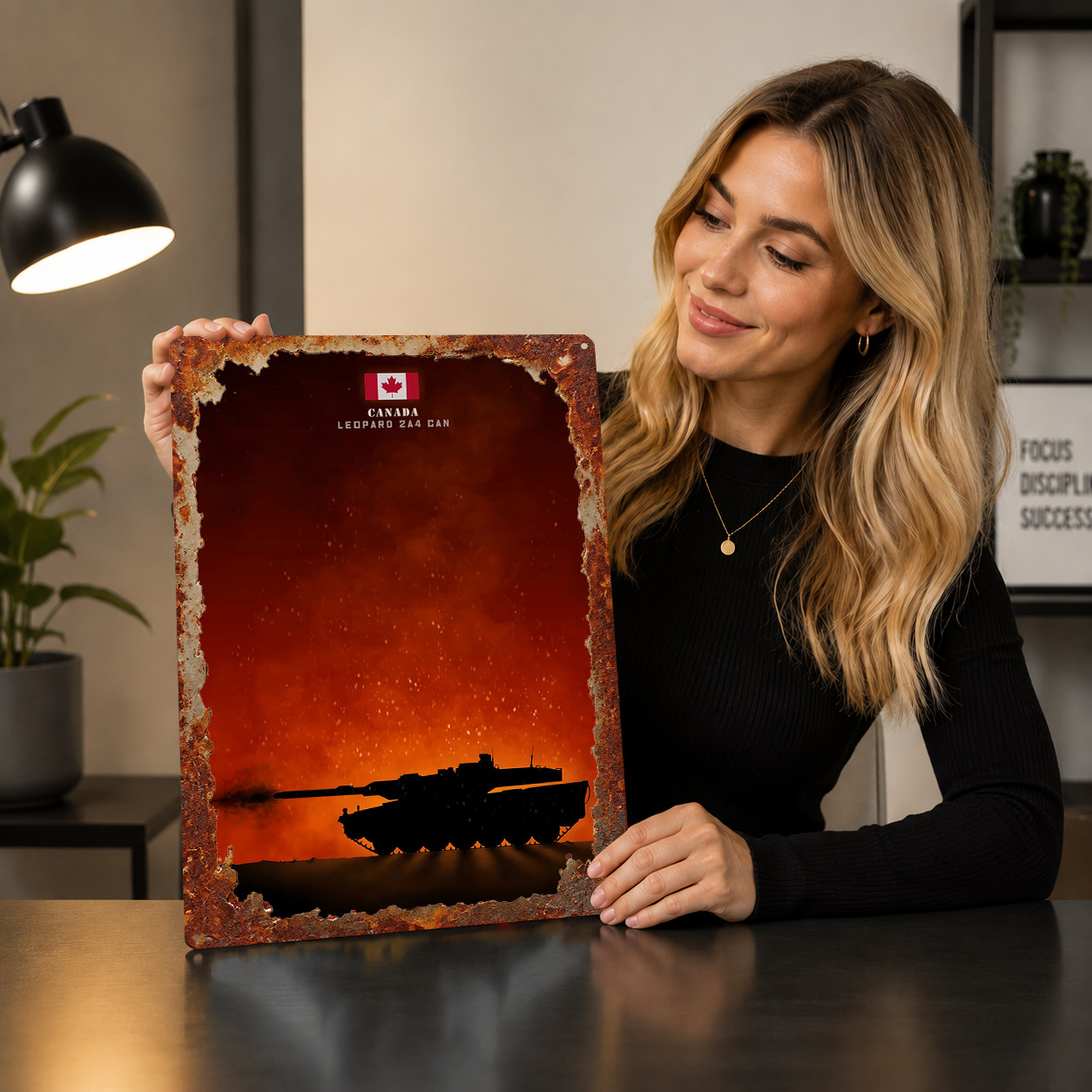 Leopard 2a4 Canada MBT 3D Text - đánh giá và giá Home Decor Canada