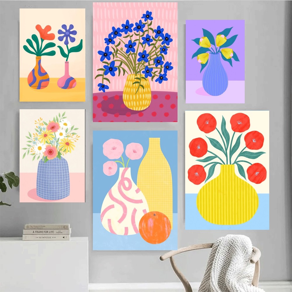 Abstract Vase Art Poster Home  - đánh giá và giá Home Decor Vase