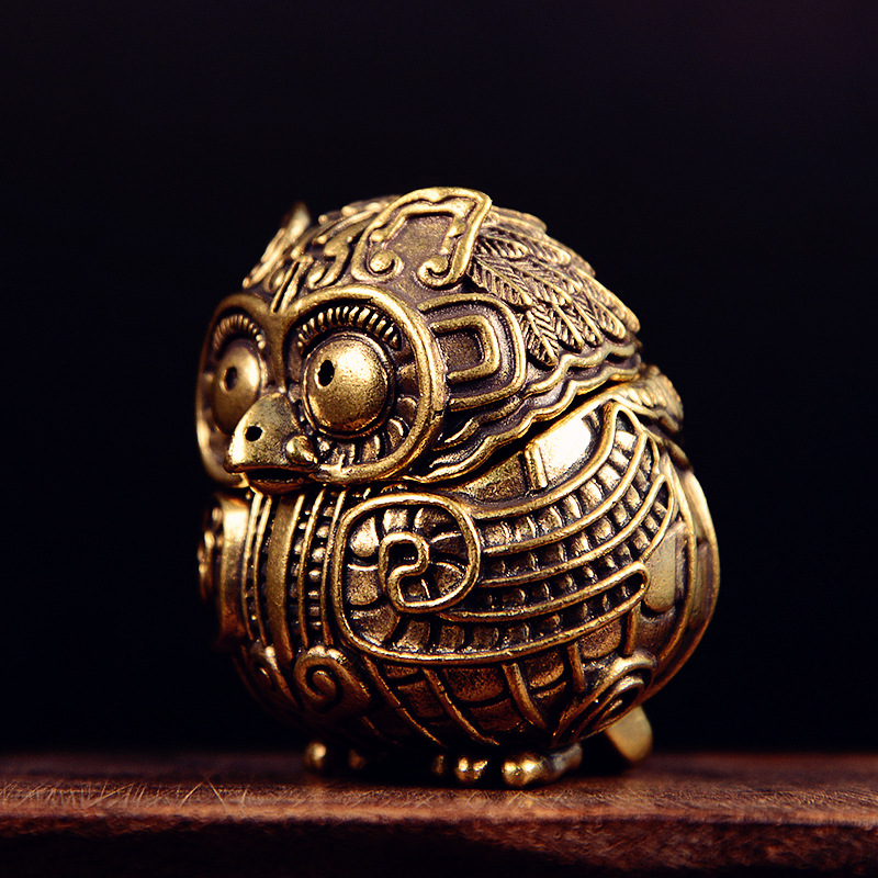Antique Brass Cute Owl Small S - đánh giá và giá Home Decor Humacao