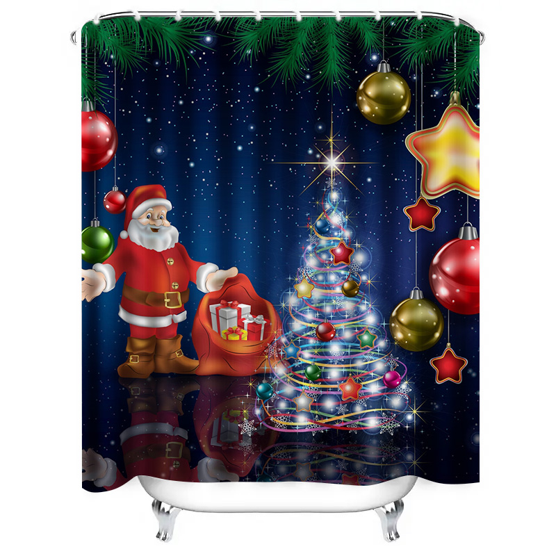 TU Christmas Shower Curtain Sa - đánh giá và giá Home Xmas Decor Ideas