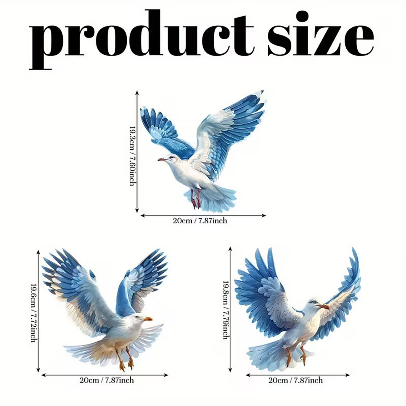 3 Pcs Wooden Seagull Wall Deco - đánh giá và giá Home Decor Nautical