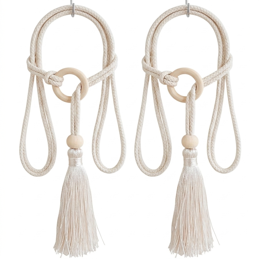 Curtain Tiebacks 1 Pair Modern - đánh giá và giá Home Decor Luxury