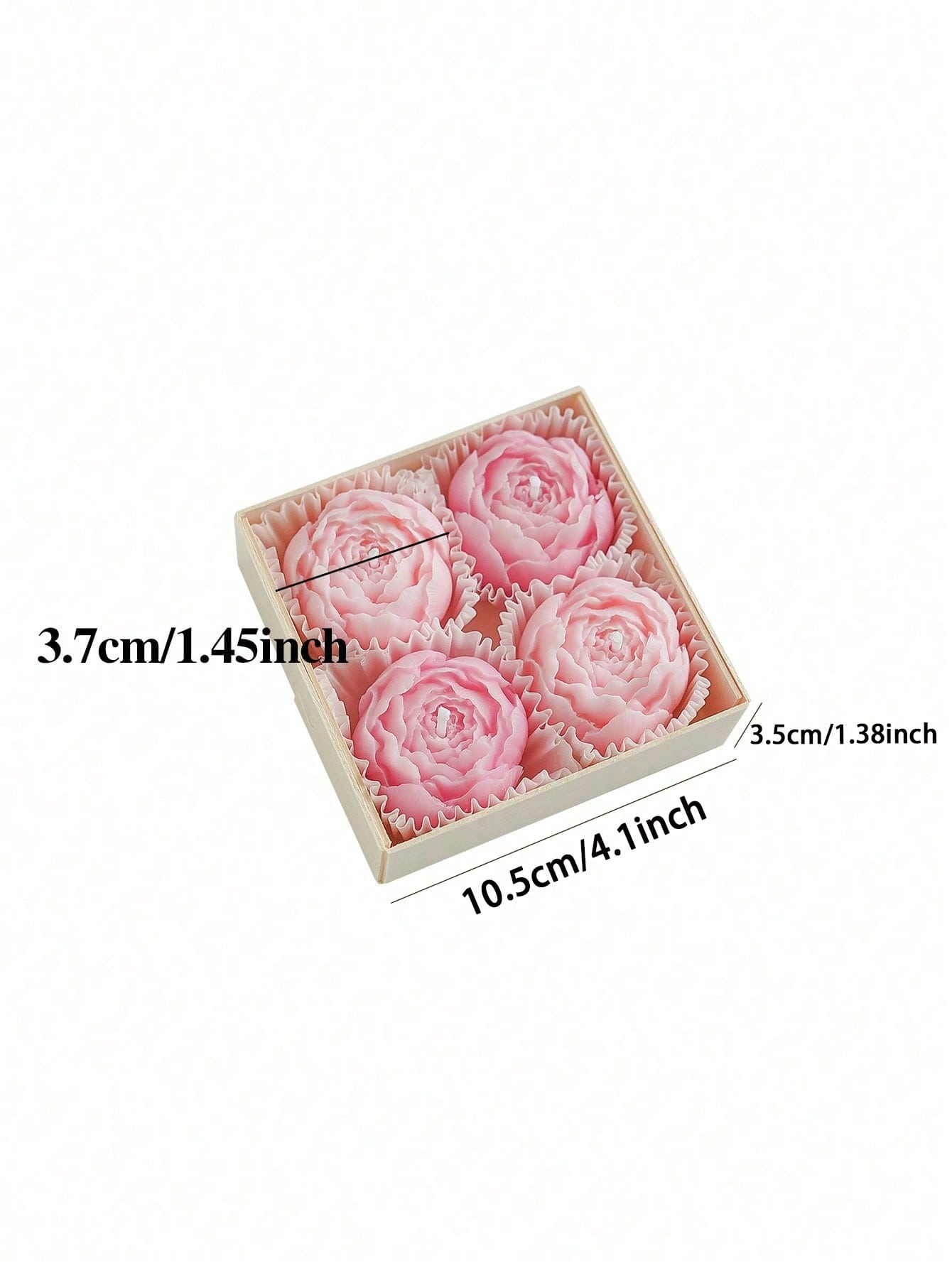 4pcs/Box Rose Scented Soy Wax  - đánh giá và giá Home Decor Handmade