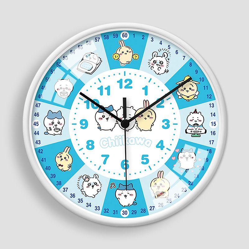 Anime Chiikawa Learning Wall C - đánh giá và giá Wall Clock Silent